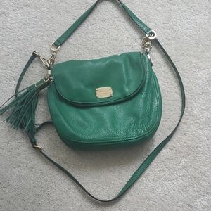 Michael Kors Green Crossbody Bag with Chain Strap